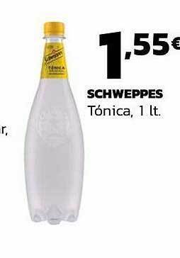 Supermercados Lupa Schweppes tónica oferta