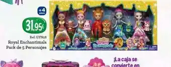 Afede Royal enchantimals pack de 5 personajes oferta