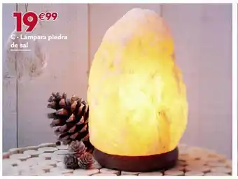 Lámpara piedra de sal
