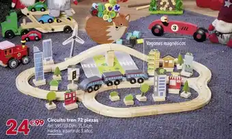 GiFi Circuito tren 72 piezas oferta