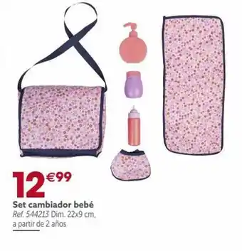 GiFi Set cambiador bebê oferta
