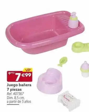 GiFi Juego bañera 7 piezas oferta