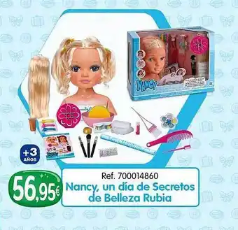Afede Nancy un día de secretos de belleza rubia oferta