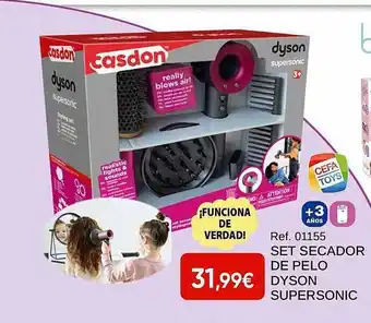 Set secador de pelo dysojn supersonic