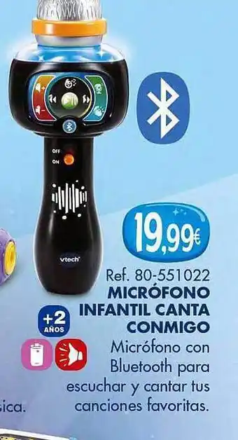 Micrófono infantil canta conmigo