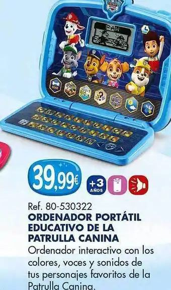 Afede Ordenador portátil educativo de la patrulla canina oferta