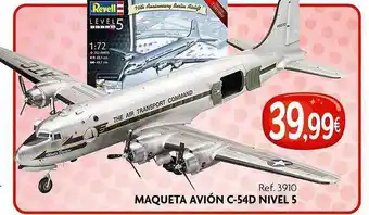 Maqueta avión c-54d nivel 5
