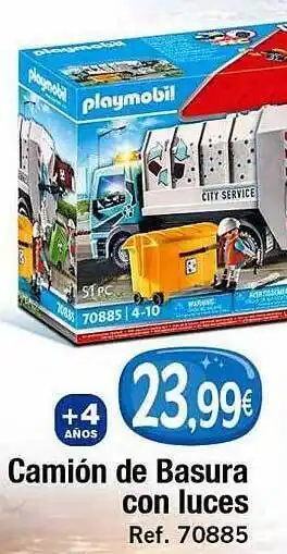 Afede Camión de basura con luces oferta