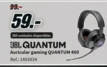 MediaMarkt Jbl quantum auricular gaming quantum 400 oferta