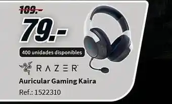 MediaMarkt Auricular gaming kaira razer oferta