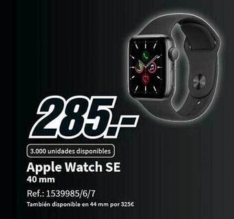 MediaMarkt Apple watch se 40mm oferta