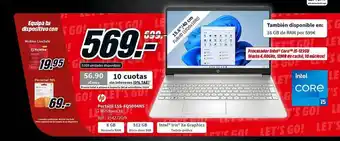 MediaMarkt Portátil 15s-fq5004ns oferta
