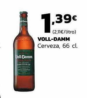 Supermercados Lupa Voll-damm cerveza oferta