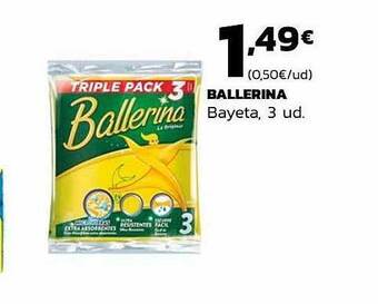 Supermercados Lupa Ballerina bayeta oferta