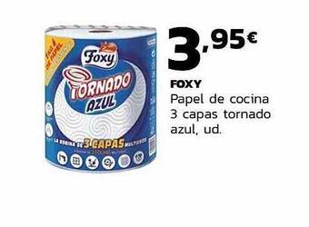 Supermercados Lupa Foxy papel de cocina 3 capas tornado oferta