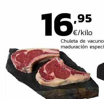 Supermercados Lupa Chuleta de vacuno maduración especial oferta