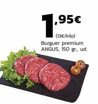 Supermercados Lupa Burguer premium angus oferta