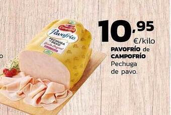 Supermercados Lupa Pavofrío de campofrío pechuga de pavo oferta
