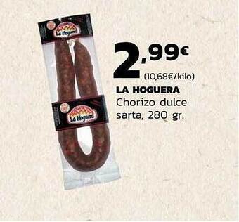 Supermercados Lupa La hoguera chorizo dulce sarta oferta