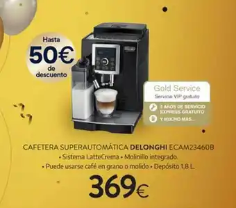 Tien 21 Cafetera superautomática delonghi oferta