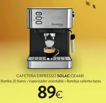 Tien 21 Cafetera expresso solac oferta