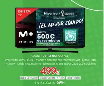 Tien 21 Smart tv hisense oferta