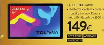 Tien 21 Tablet tcl tab10 oferta