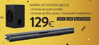 Tien 21 Barra de sonido lg sj2 oferta