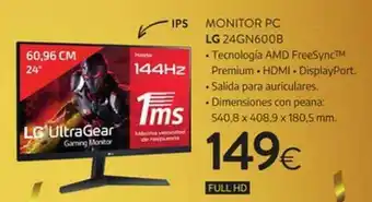 Tien 21 Monitor pc lg oferta