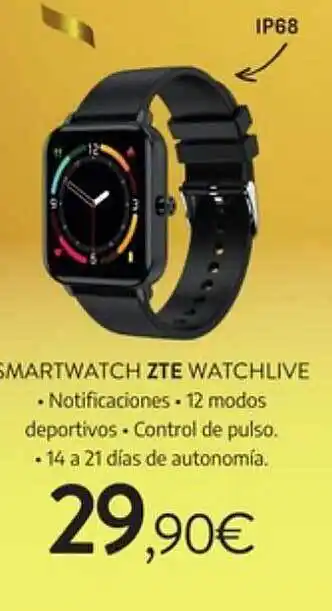Tien 21 Smartwatch zte watchlive oferta