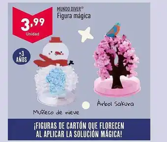ALDI Mundo diver figura mágica oferta