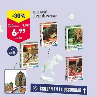 ALDI Clementoni juego de excavar oferta