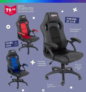 Gaming pro silla gaming y oficina