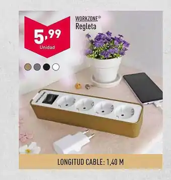 ALDI Workzone regleta oferta