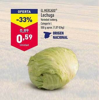 ALDI El mercado lechuga oferta