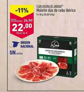 ALDI Flor sierra de jabugo maletin dúo de cebo ibérico oferta