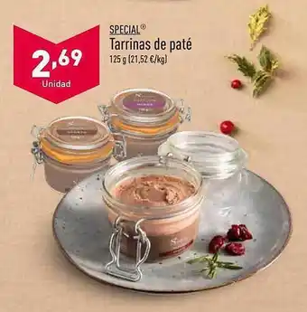 ALDI Special tarrinas de paté oferta