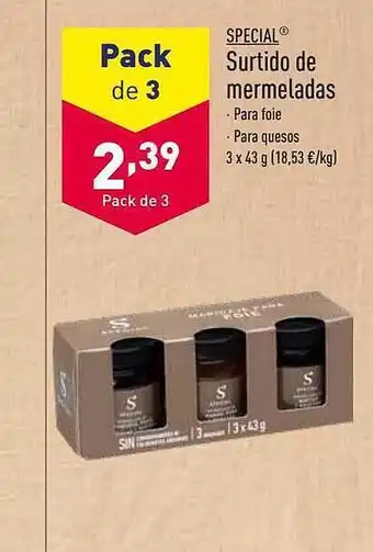 ALDI Special surtido de mermeladas oferta
