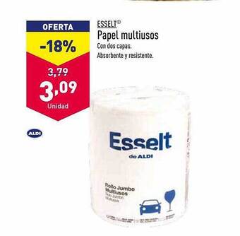 ALDI Esselt papel multiusos oferta
