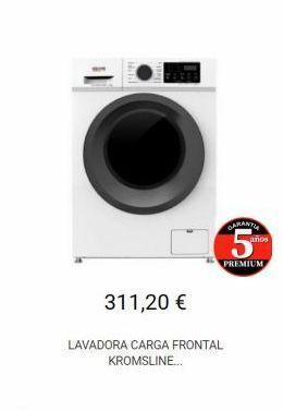 Lavadora carga frontal premium
