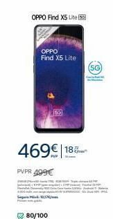 Movistar Oppo find x5 lite [50] oppo find x5 lite 469€ 18 pvpr 499€ gegoro mivā. 10,17/ 80/100 (55) (sg) c oferta