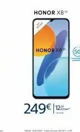 Movistar Honor x8** honor x8 249€ 12 pasto oferta