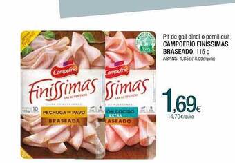 Condis Pit de gall dindi o pernil cuit campofrío finíssimas braseado oferta