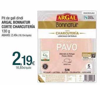 Condis Pit de gall dindi argal bonnatur corte charcutería oferta