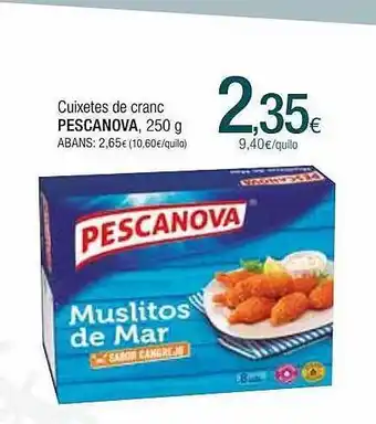 Condis Cuixetes de cranc pescanova oferta