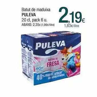 Condis Batut de maduixa puleva oferta