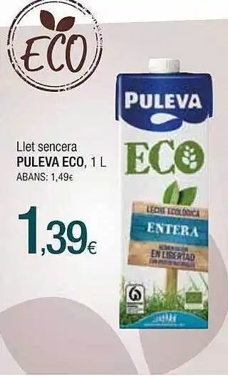 Condis Llet sencera puleva eco oferta