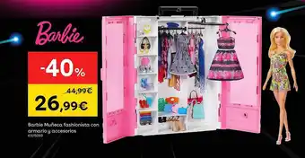 ToysRus Barbie muñeca fashionista con armario y accesorios oferta