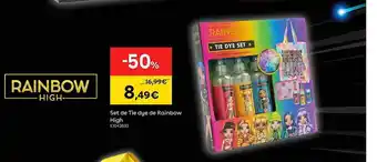 ToysRus Set de tie dye de rainbow high oferta