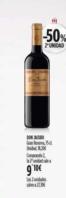 Hipercor Don jacobo gran reserva, o unidad oferta